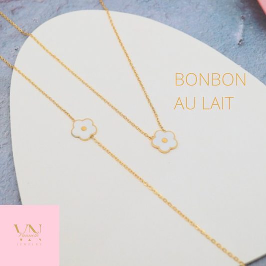 COLLIER BONBON AU LAIT