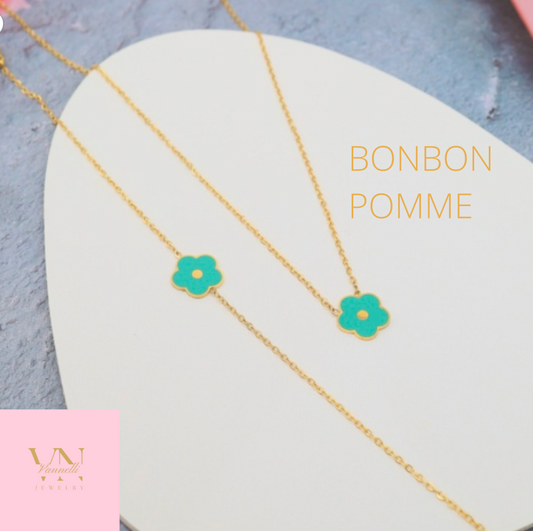 COLLIER BONBON POMME